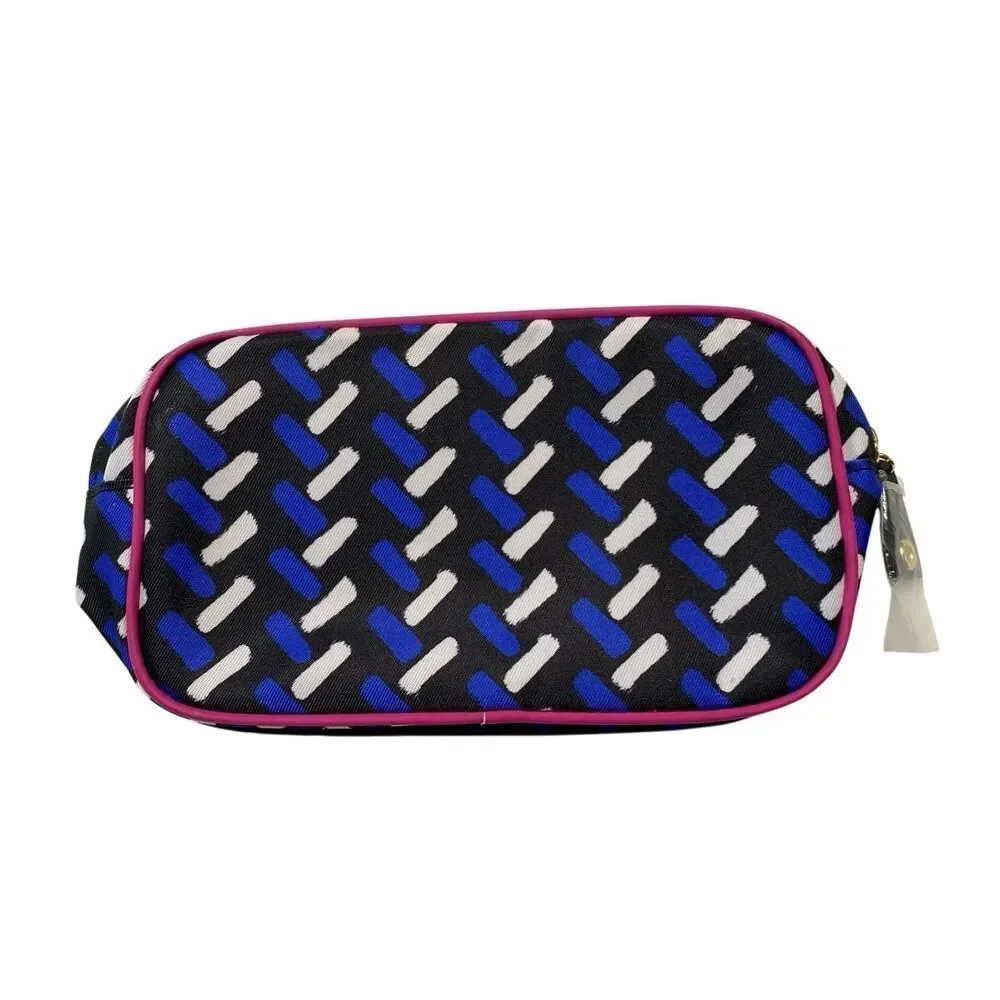 Opening Ceremony x Estee Lauder Geometric Print Pink Trim Makeup Cosmetic Bag